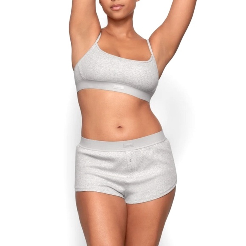 Skims Cotton Rib Shorts - 3X